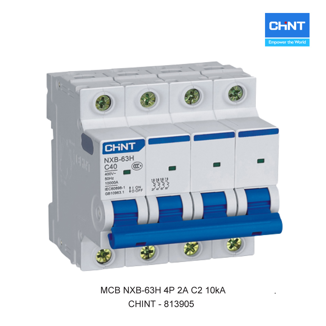 MCB NXB-63H 4P 2A C2 10kA
