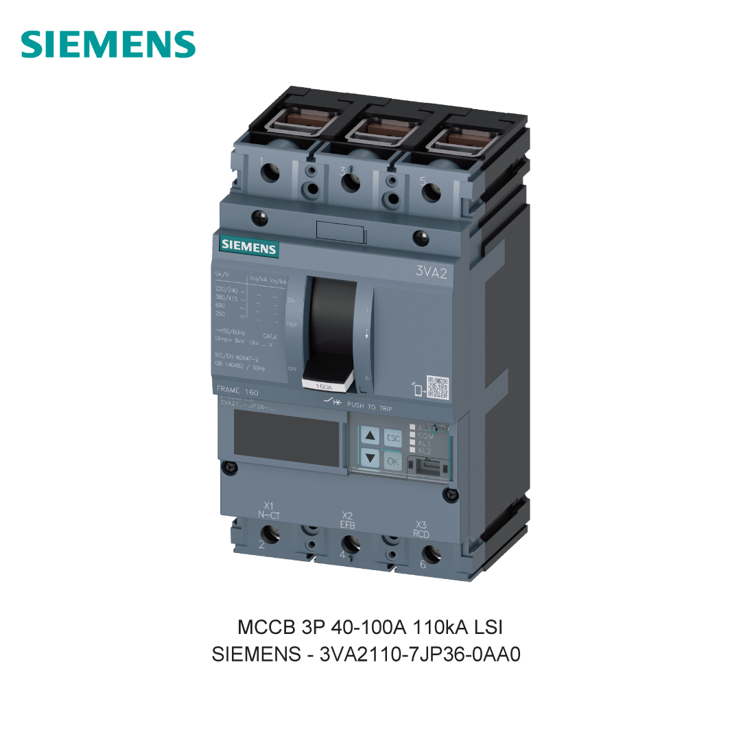 MCCB 3P 40-100A 110kA LSI