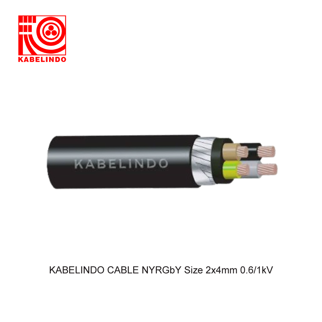 KABELINDO KABEL NYRGbY Size 2x4mm 0.6/1kV
