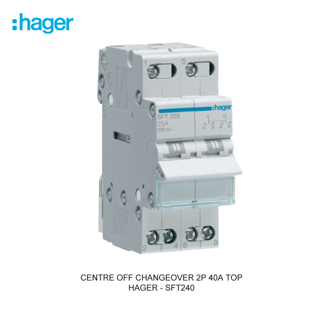 CENTRE OFF CHANGEOVER 2P 40A TOP