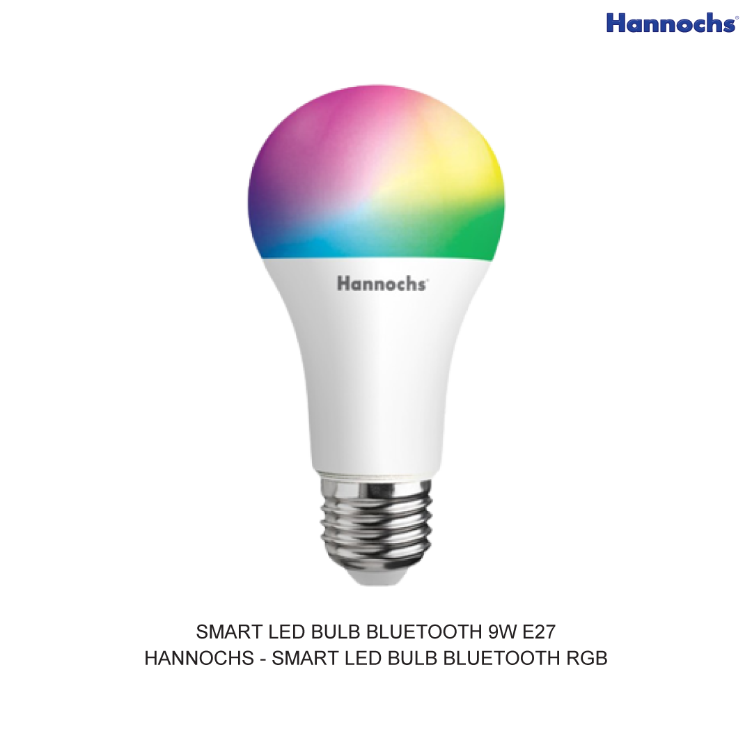 SMART LED BULB BLUETOOTH 9W E27 HANNOCHS