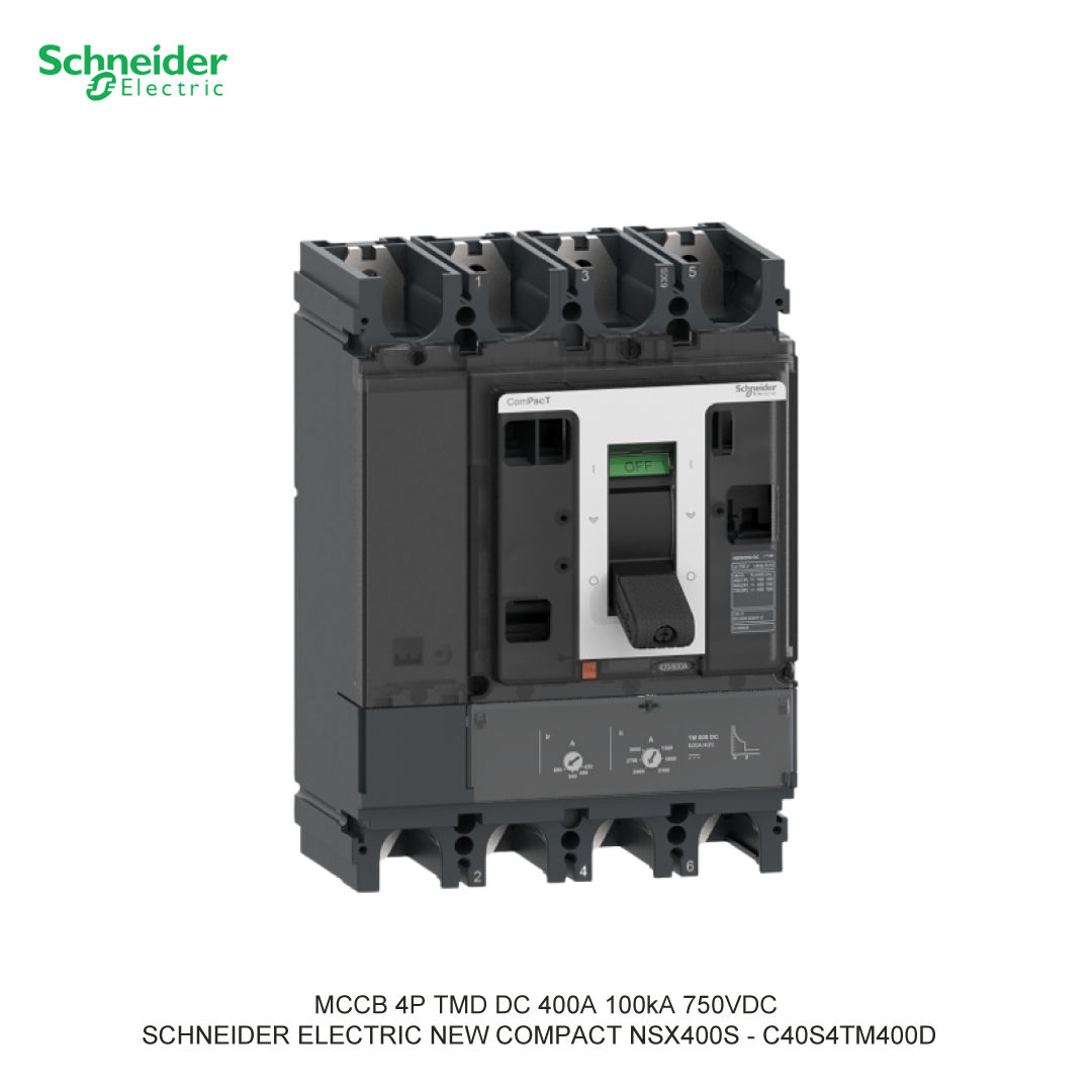 MCCB 4P TMD DC 400A 100KA 750VDC