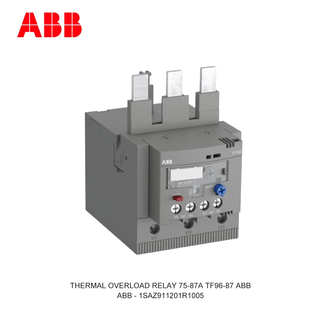 RELAY THERMAL BEBAN LEBIH 75-87A TF96-87 ABB
