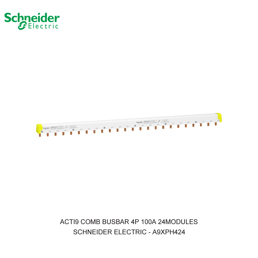 ACTI9 COMB BUSBAR 4P 100A 24MODULES