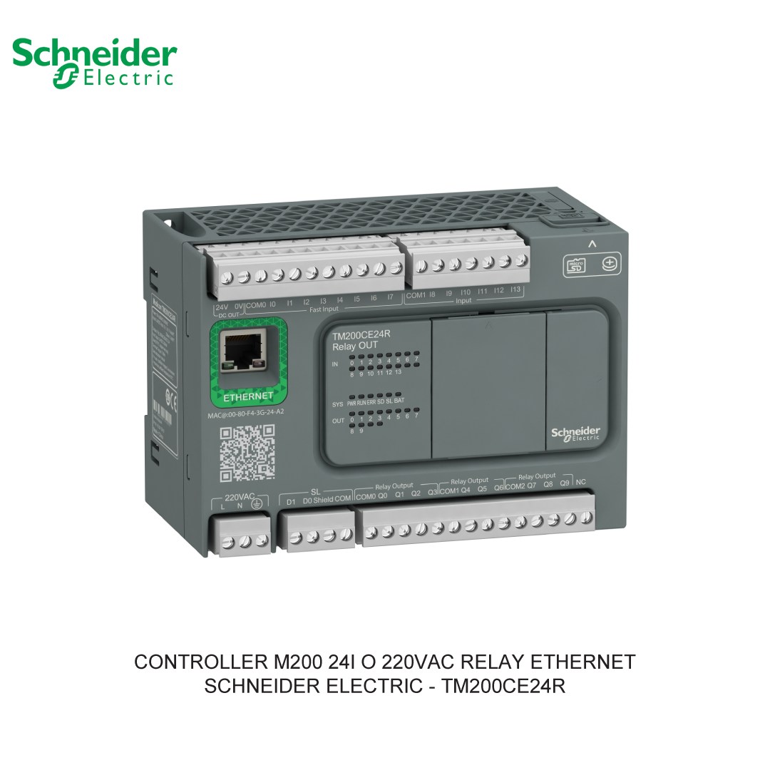 CONTROLLER M200 24I O 220VAC RELAY ETHERNET