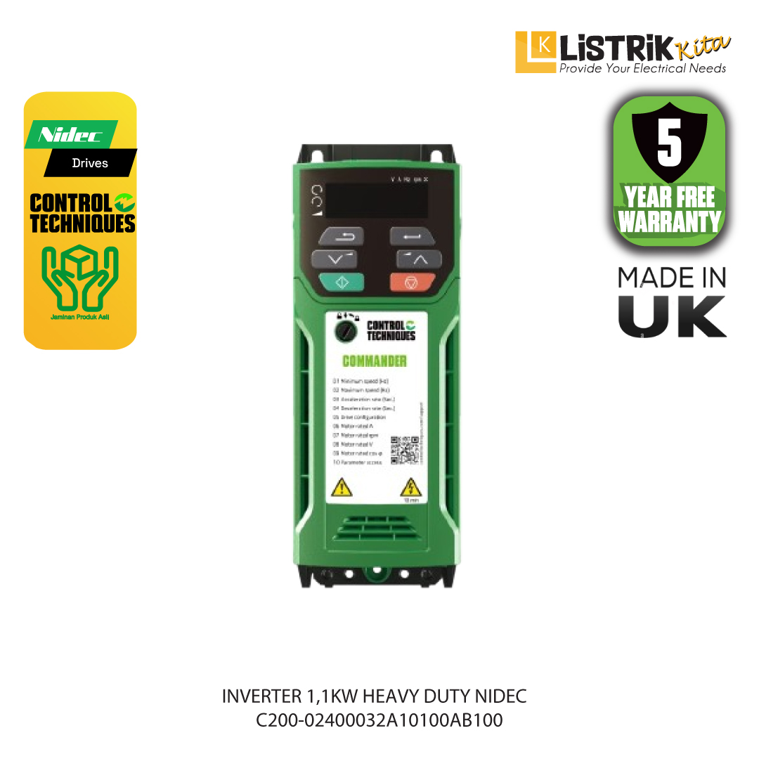INVERTER COMMANDER C200 1,1KW 3,2A 400V