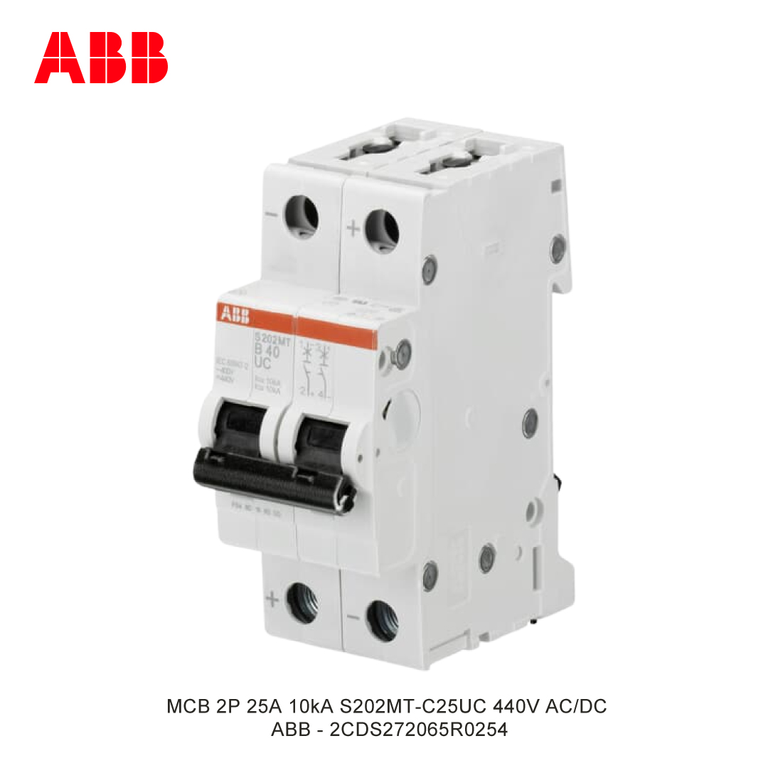 MCB 2P 25A 10kA KURVA C