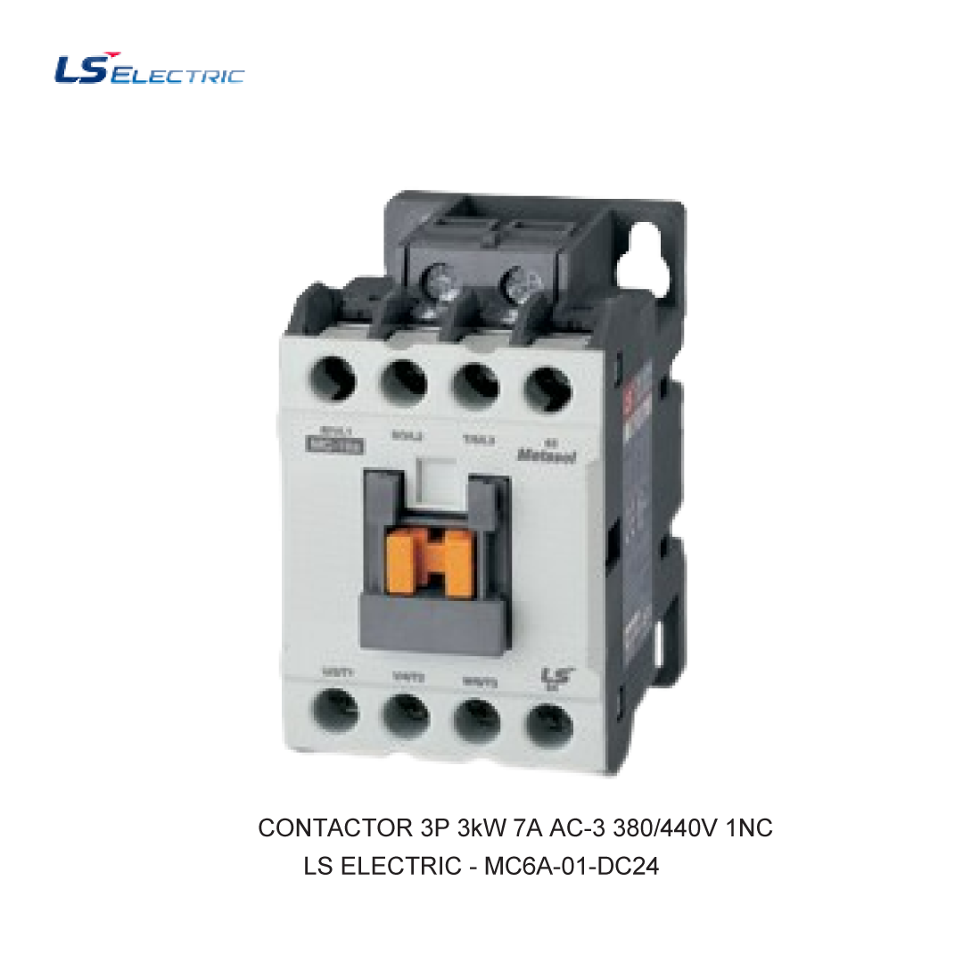 CONTACTOR 3P 3kW 7A AC-3 380/440V 1NC