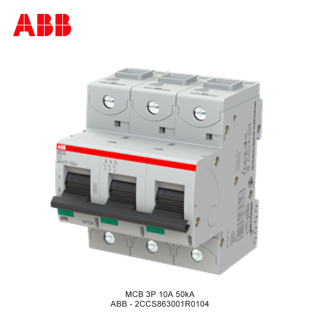 MCB 3P 10A 50kA KURVA C