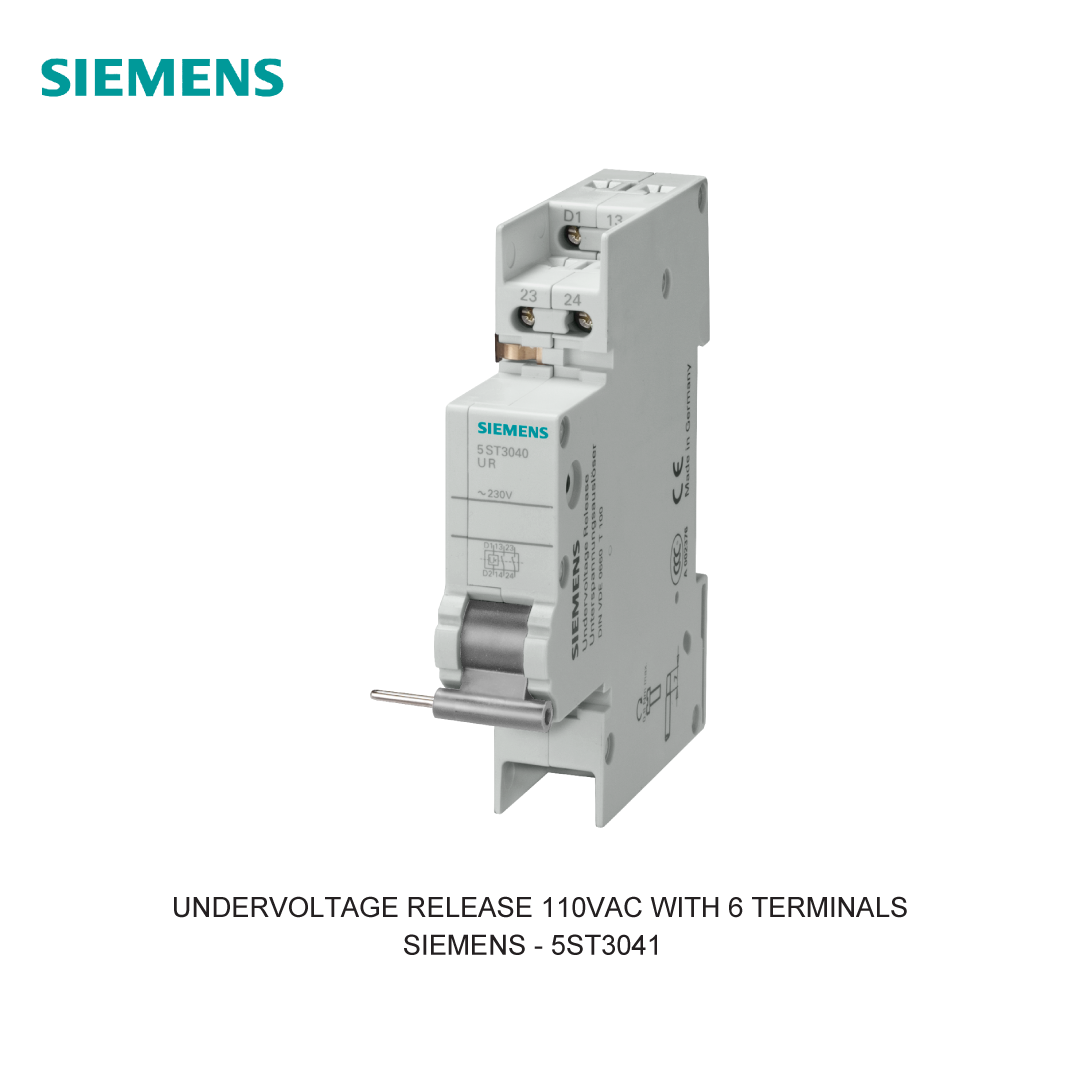 UNDERVOLTAGE RELEASE 110VAC WITH 6 TERMINALS