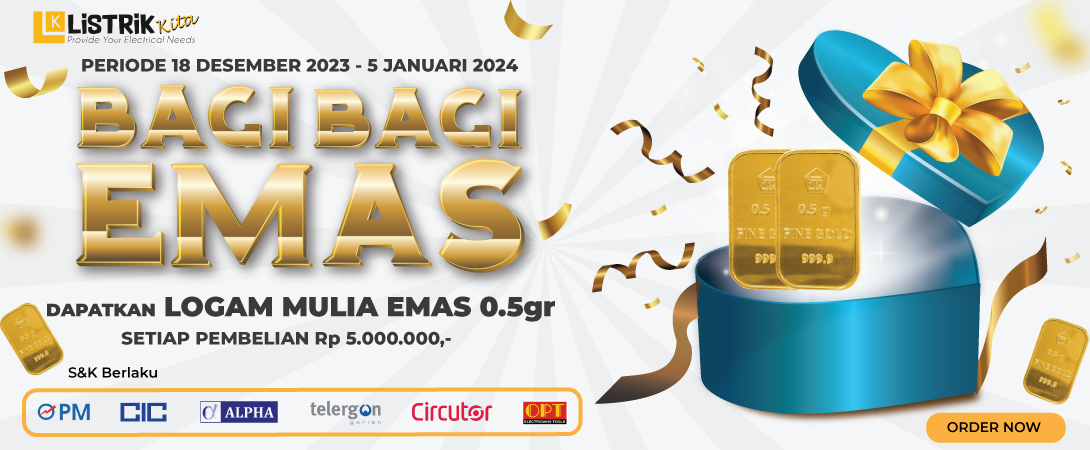 LISTRIK KITA  BAGI BAGI EMAS!