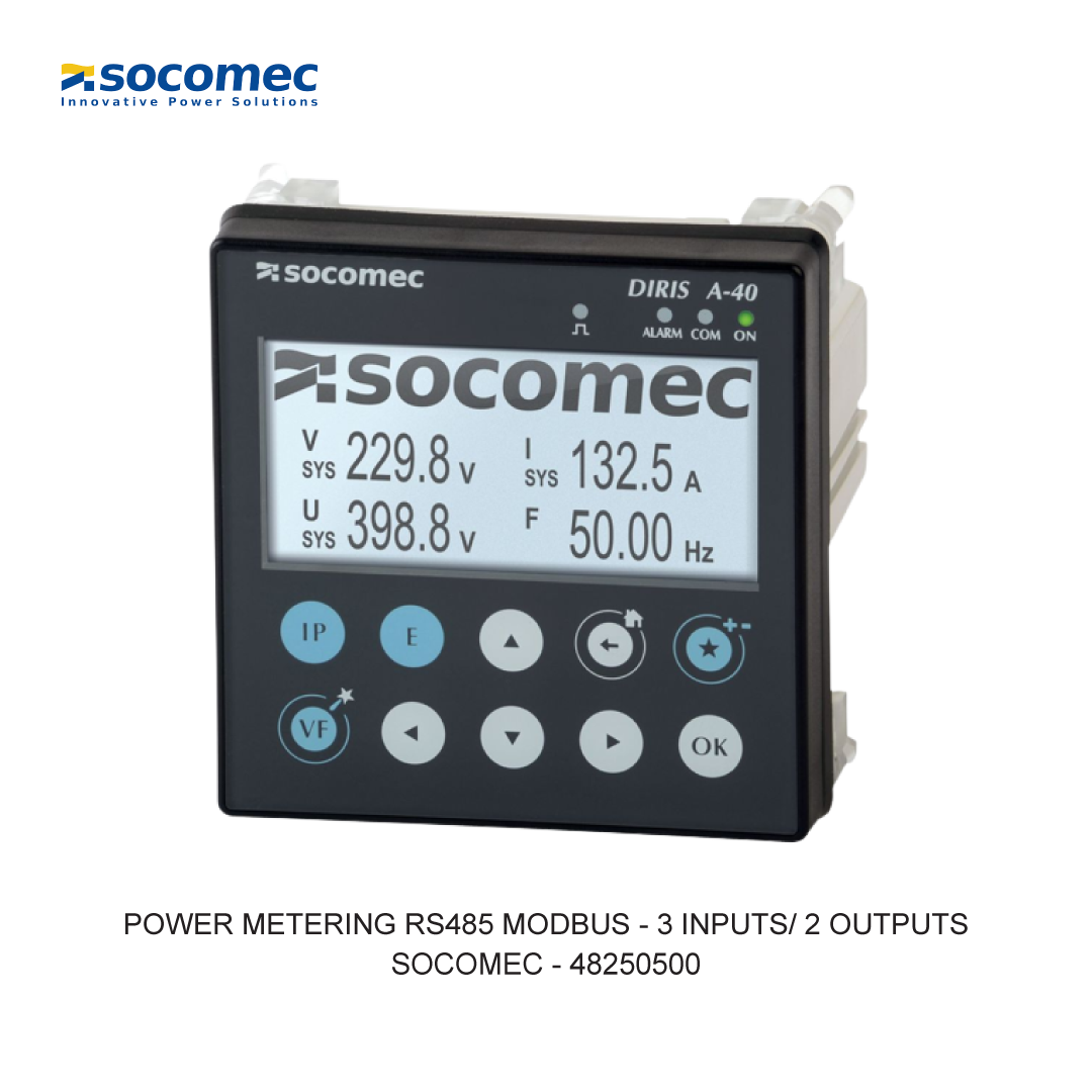 DIRIS A-40 POWER METERING RS485 MODBUS 3 INPUTS/ 2 OUTPUTS