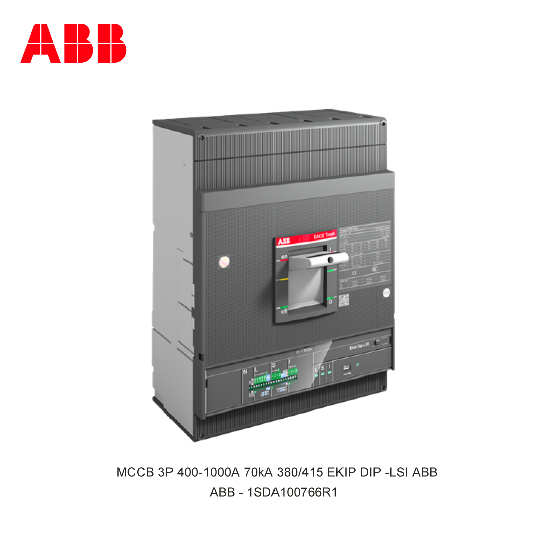 MCCB 3P 400-1000A 70kA 380/415 EKIP DIP -LSI ABB