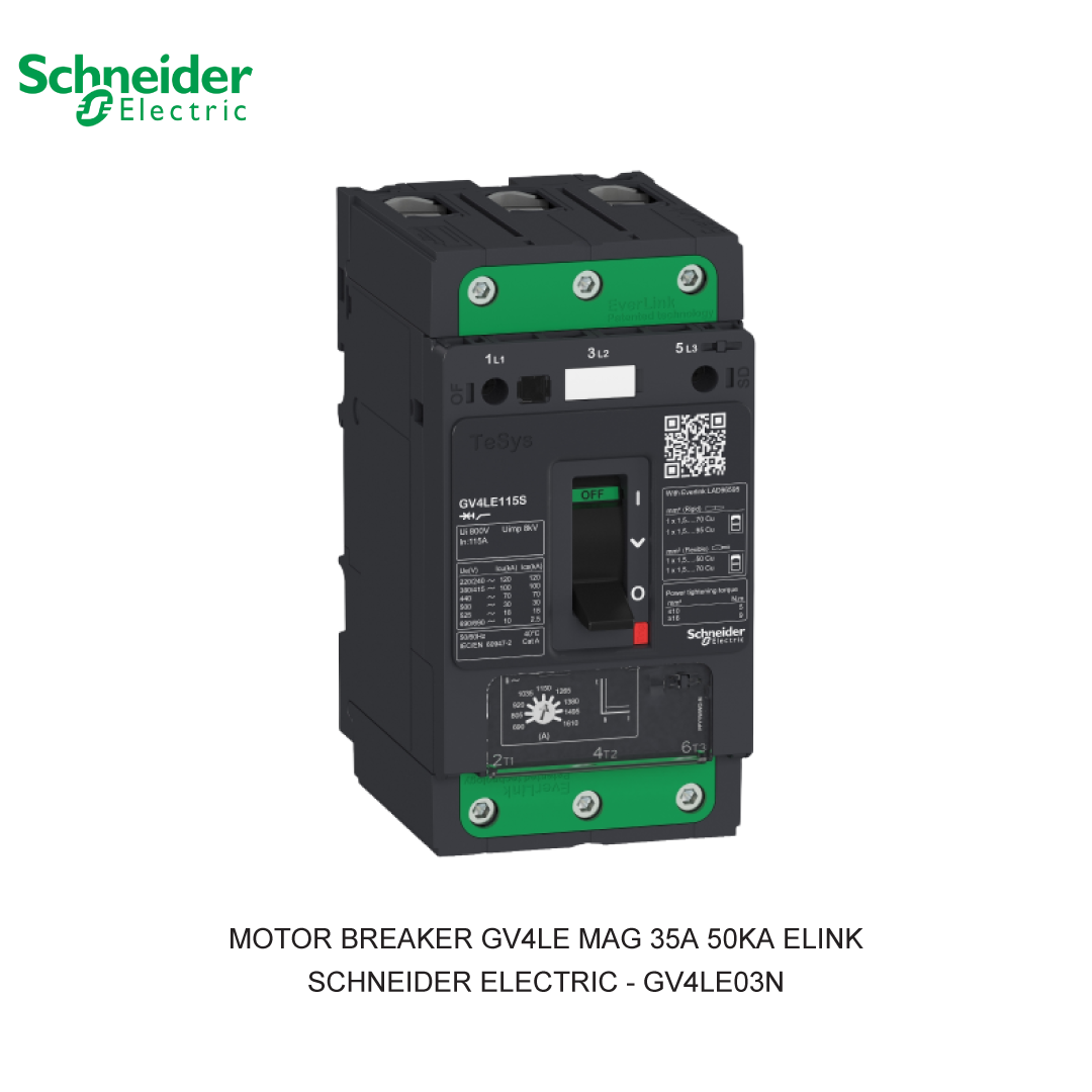 MOTOR BREAKER GV4LE MAG 35A 50KA ELINK
