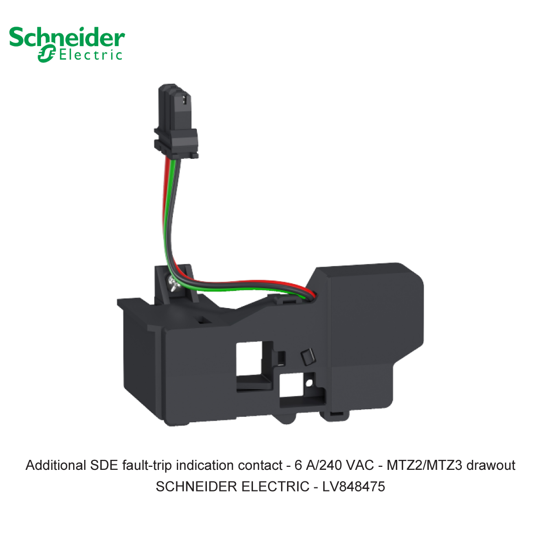 Additional SDE fault-trip indication contact - 6 A/240 VAC - MTZ2/MTZ3 drawout