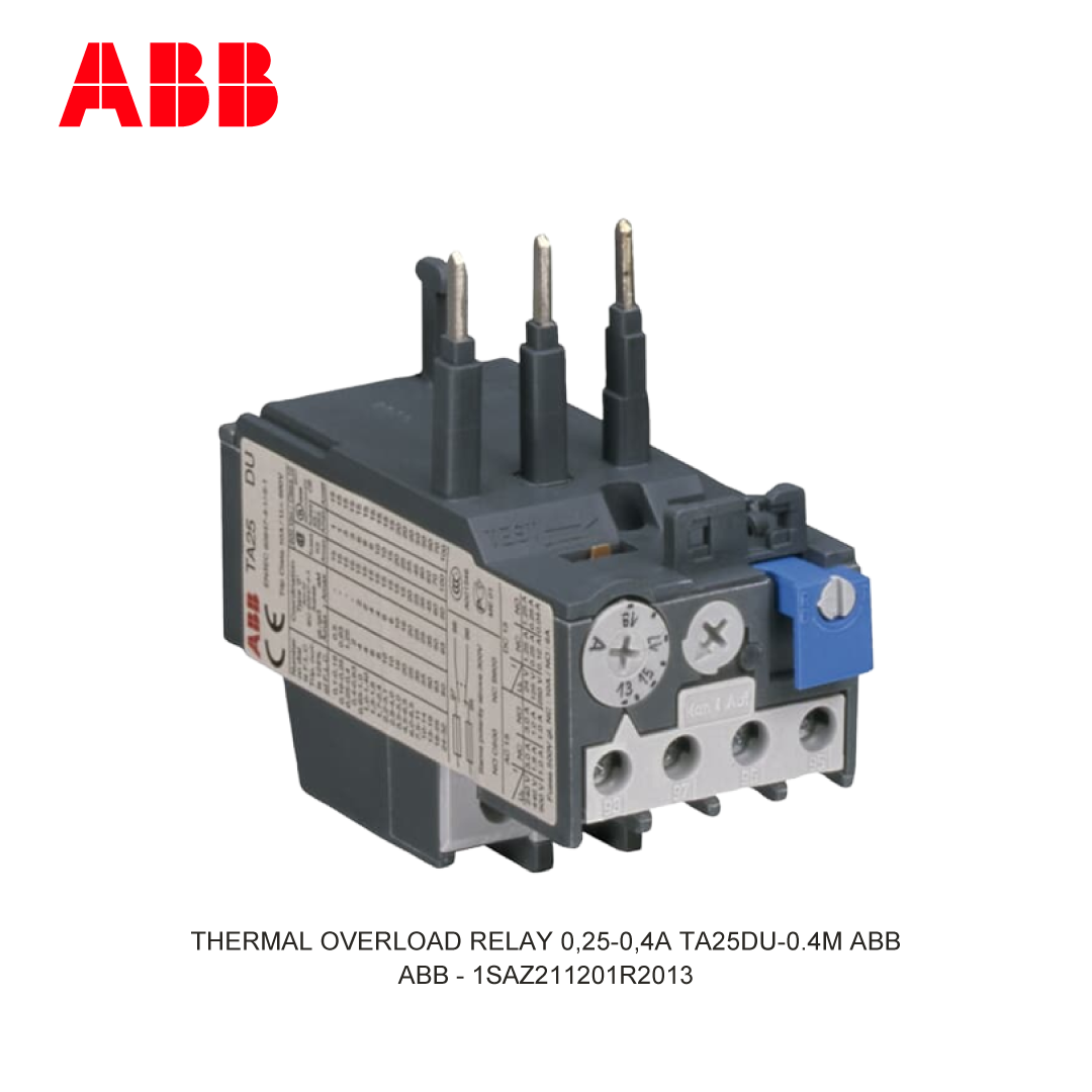 THERMAL OVERLOAD RELAY 0,25-0,4A TA25DU-0.4M ABB