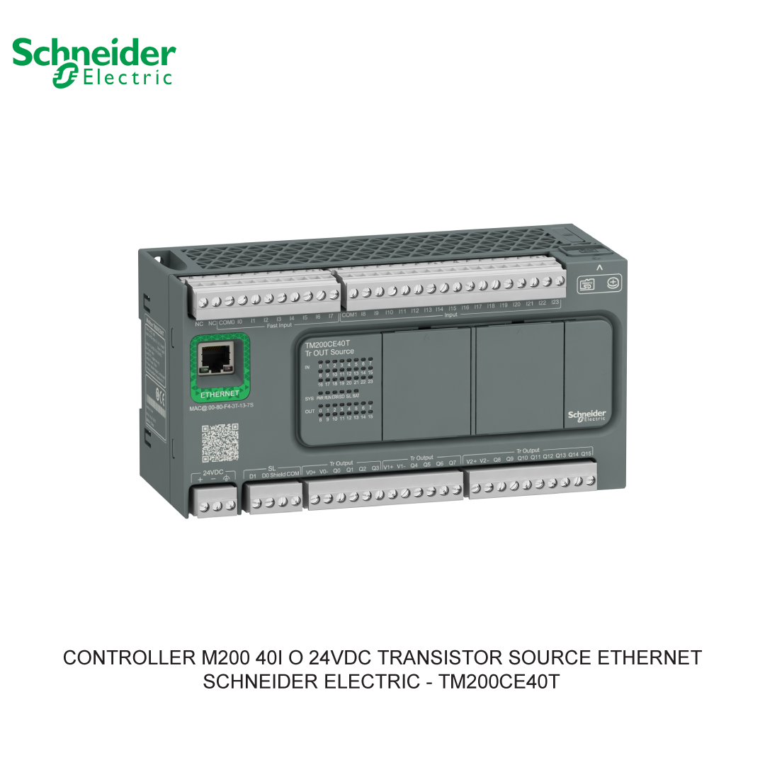 CONTROLLER M200 40I O 24VDC TRANSISTOR SOURCE ETHERNET