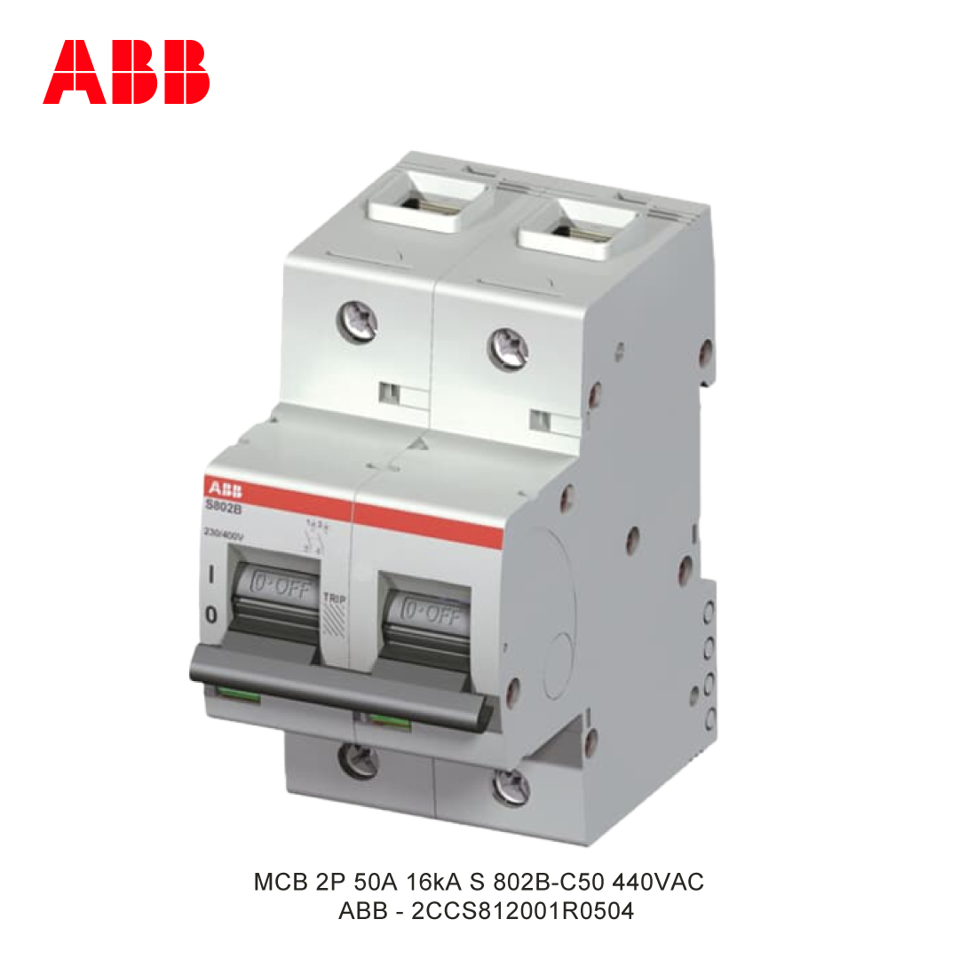 MCB 2P 50A 16kA KURVA C