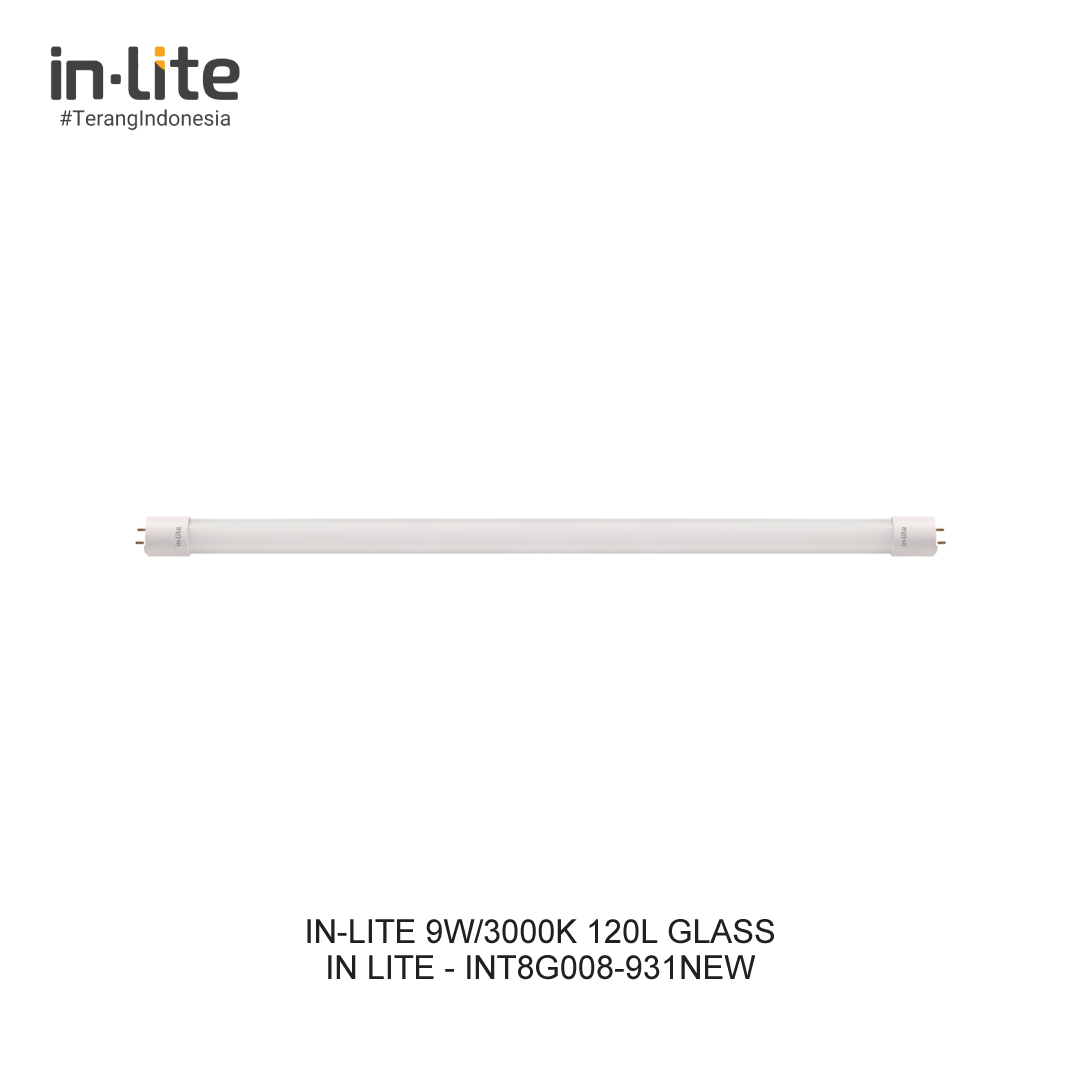 IN-LITE 9W/3000K 120L GLASS