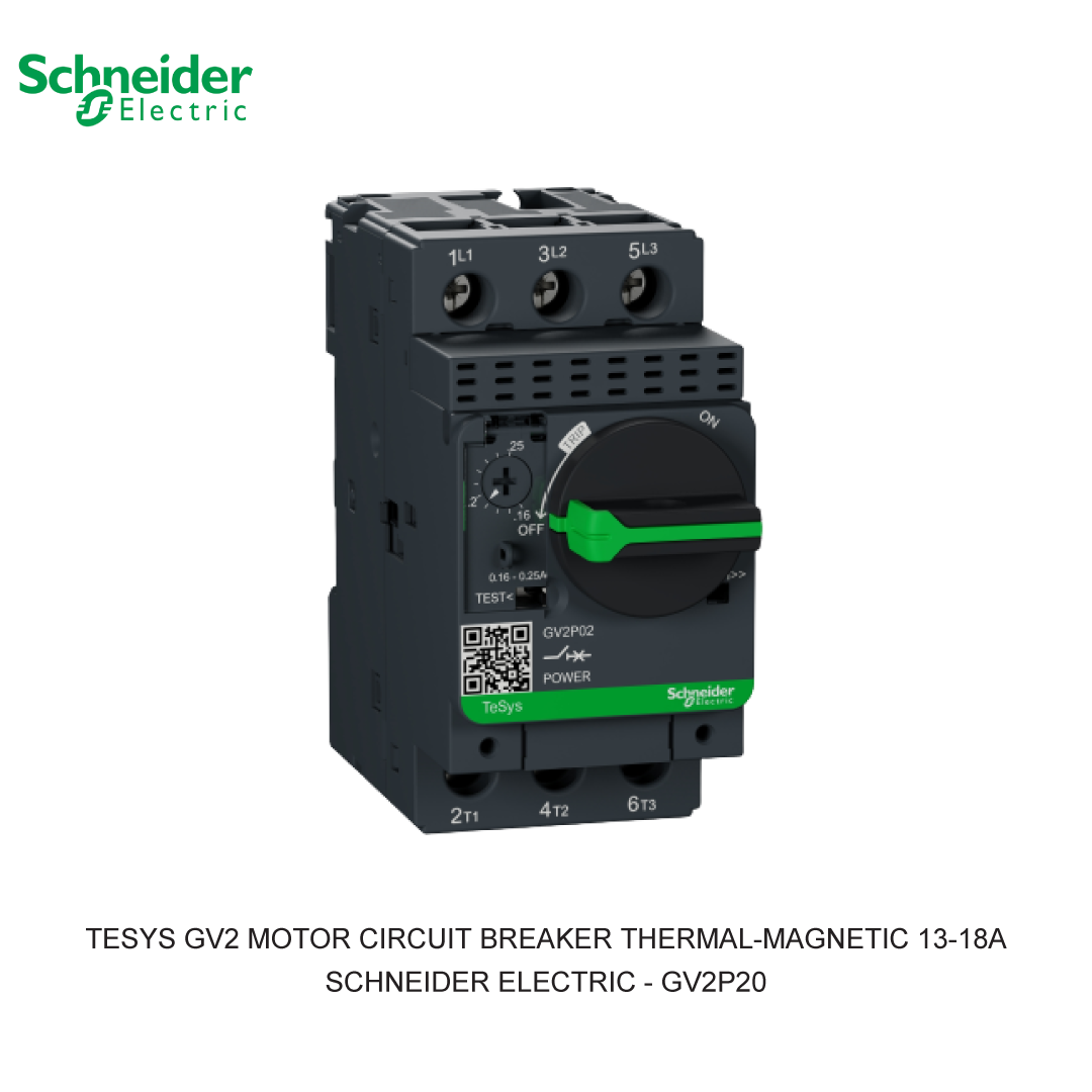 TESYS GV2 MOTOR CIRCUIT BREAKER THERMAL-MAGNETIC 13-18A