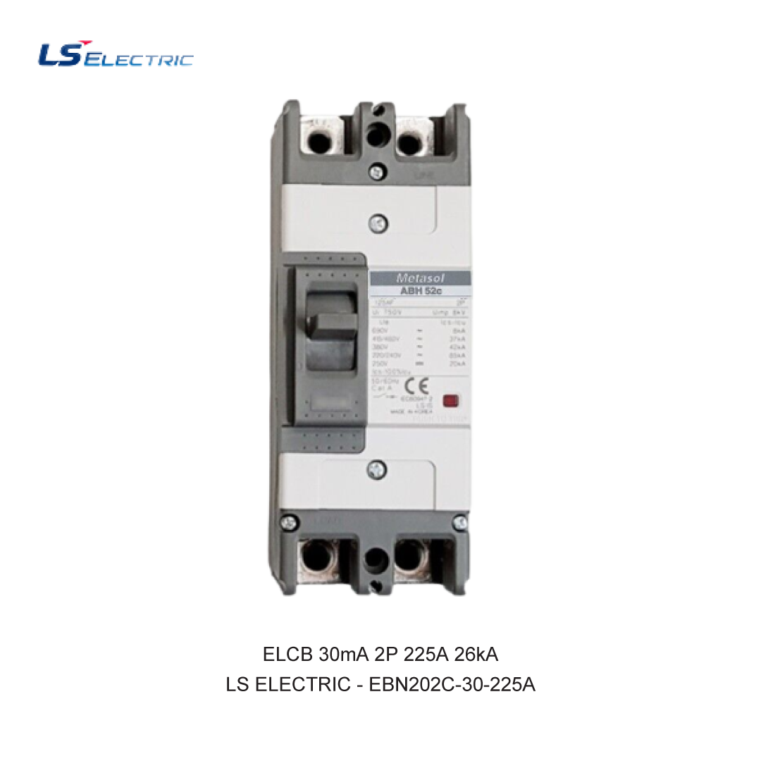 ELCB 30mA 2P 225A 26kA