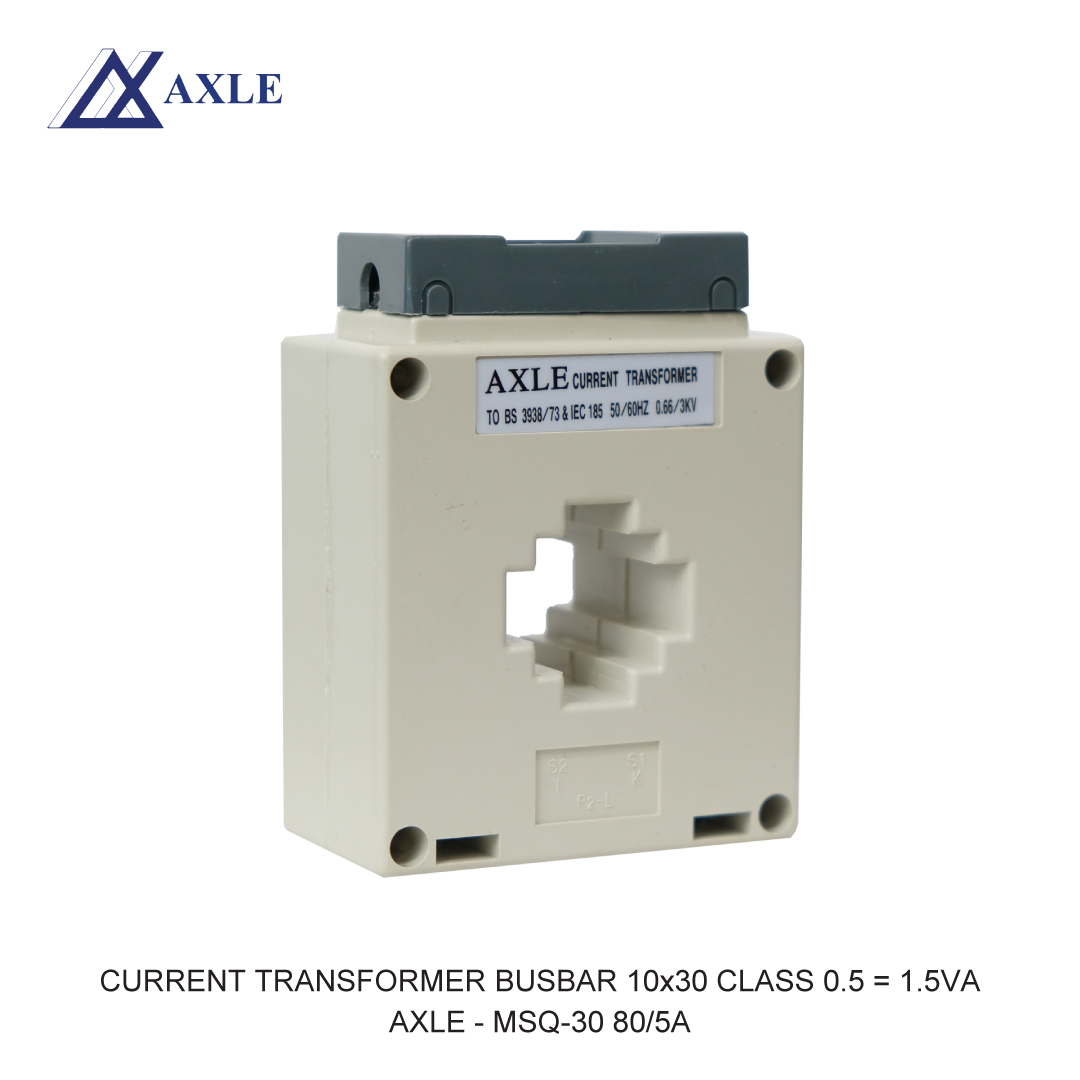 AXLE CURRENT TRANSFORMER BUSBAR 10X30 CLASS 0.5 = 1.5VA