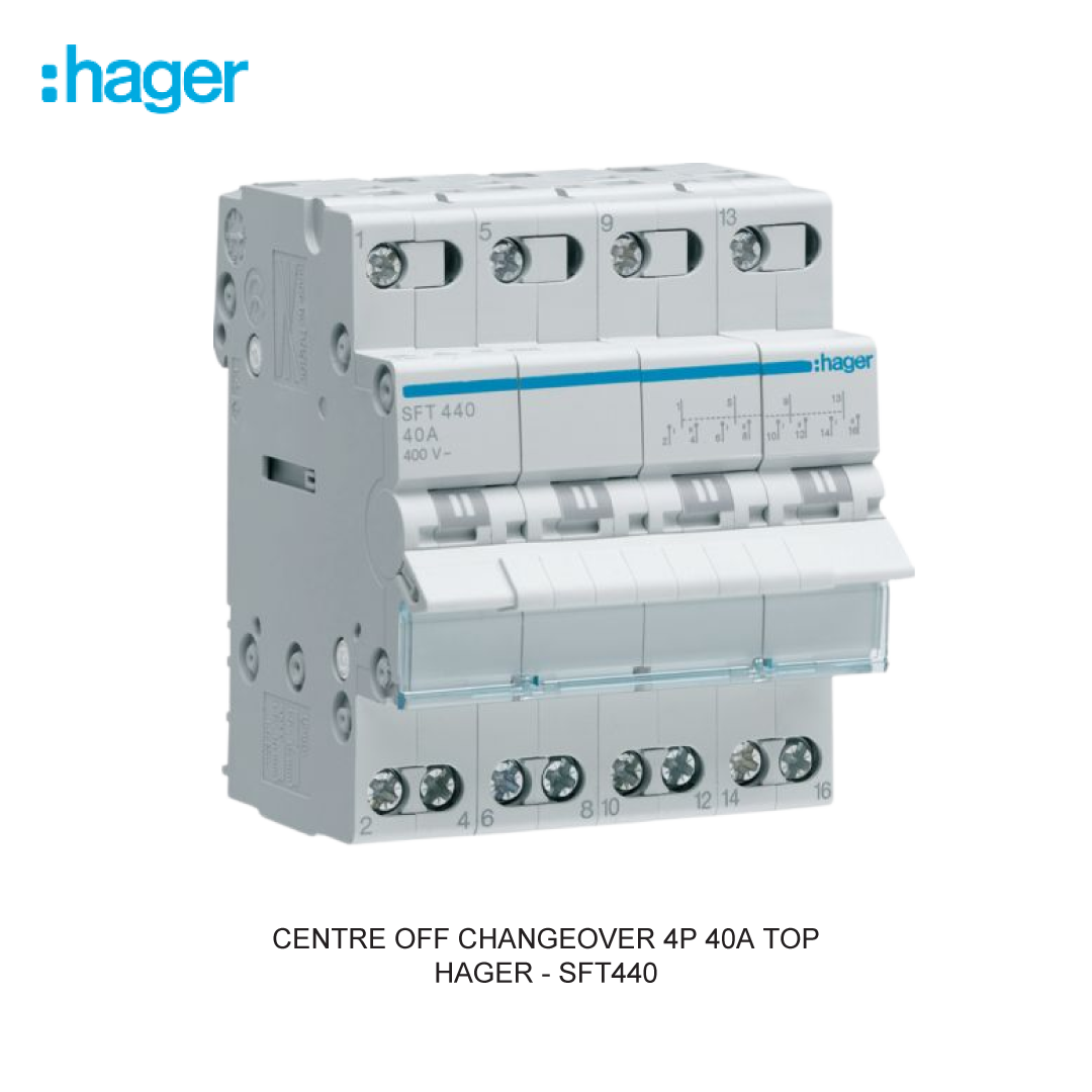 CENTRE OFF CHANGEOVER 4P 40A TOP