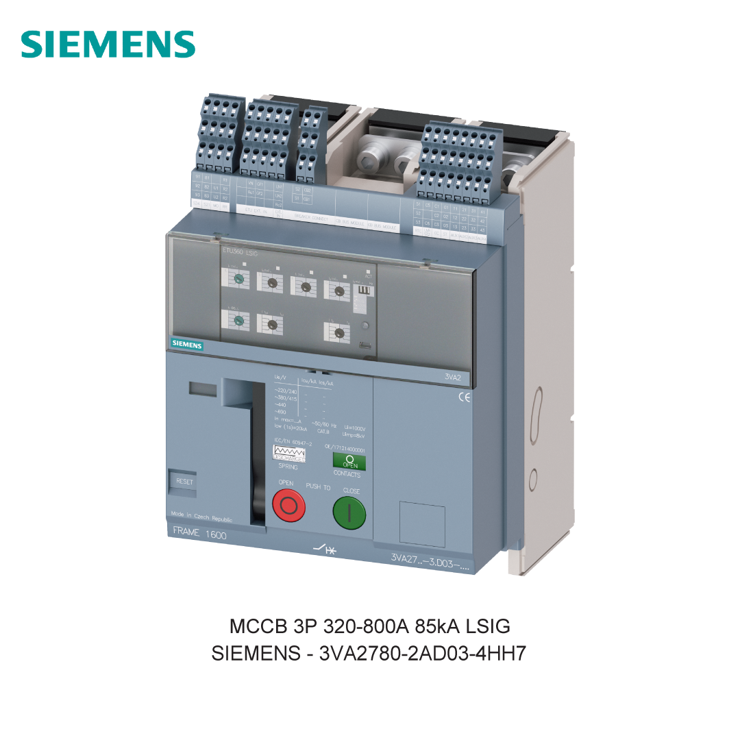 MCCB 3P 320-800A 85kA LSIG