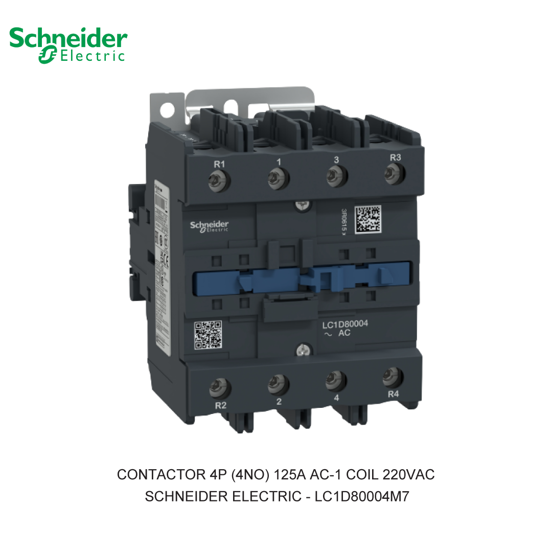 CONTACTOR 4P (4NO) 125A AC-1 COIL 220VAC