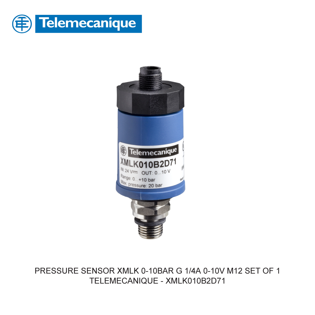 PRESSURE SENSOR XMLK 0-10BAR G 1/4A 0-10V M12 SET OF 1