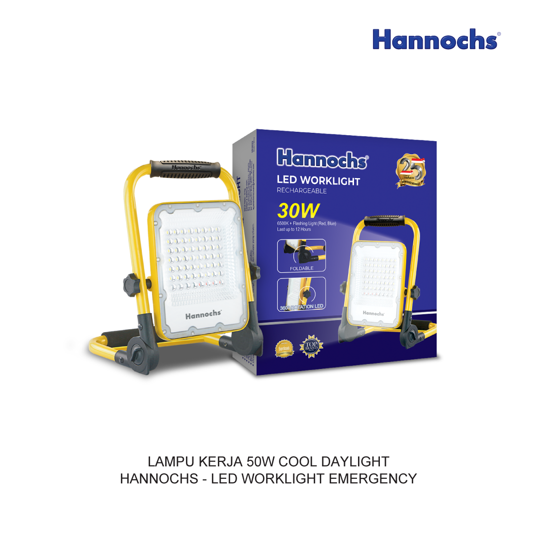 LED WORKLIGHT 50W COOL DAYLIGHT HANNOCHS