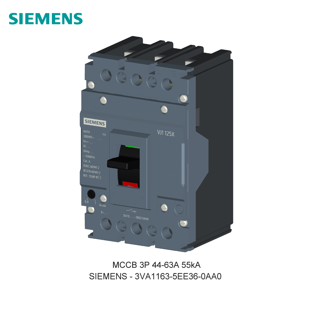 MCCB 3P 44-63A 55kA