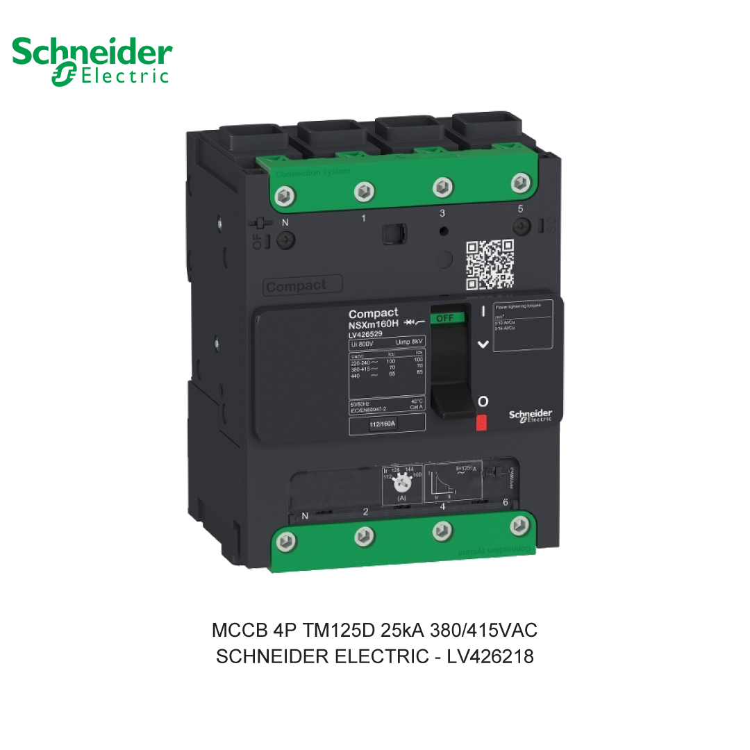 MCCB 4P TM125D 25KA 380/415VAC