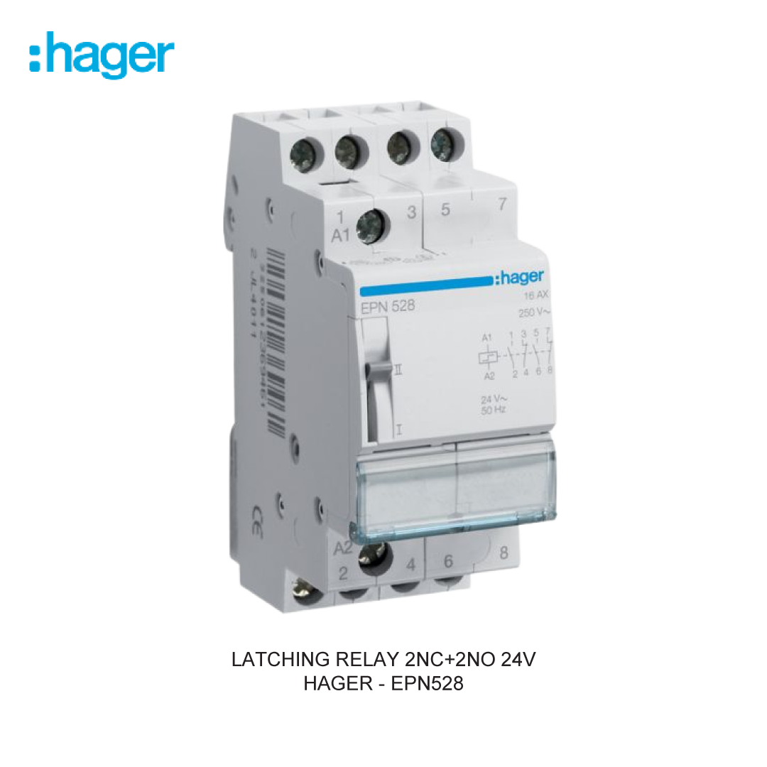LATCHING RELAY 2NC+2NO 24V