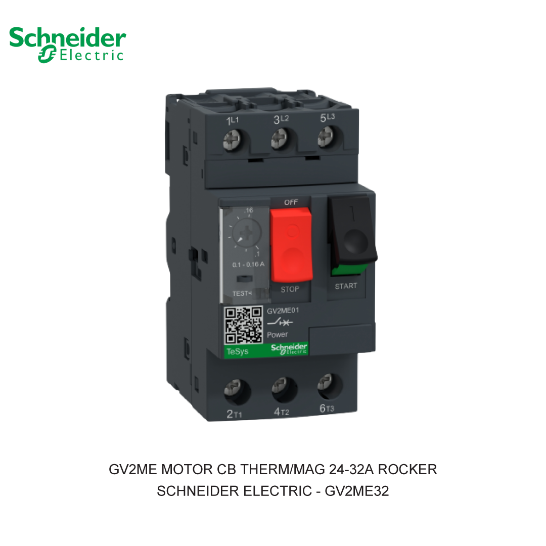 GV2ME MOTOR CB THERM/MAG 24-32A ROCKER