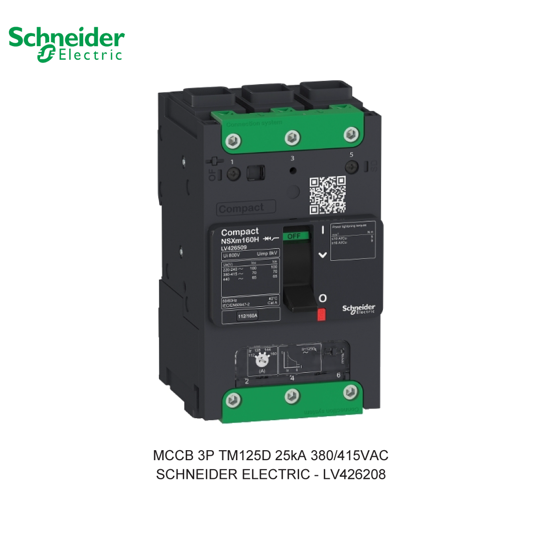 MCCB 3P TM125D 25KA 380/415VAC