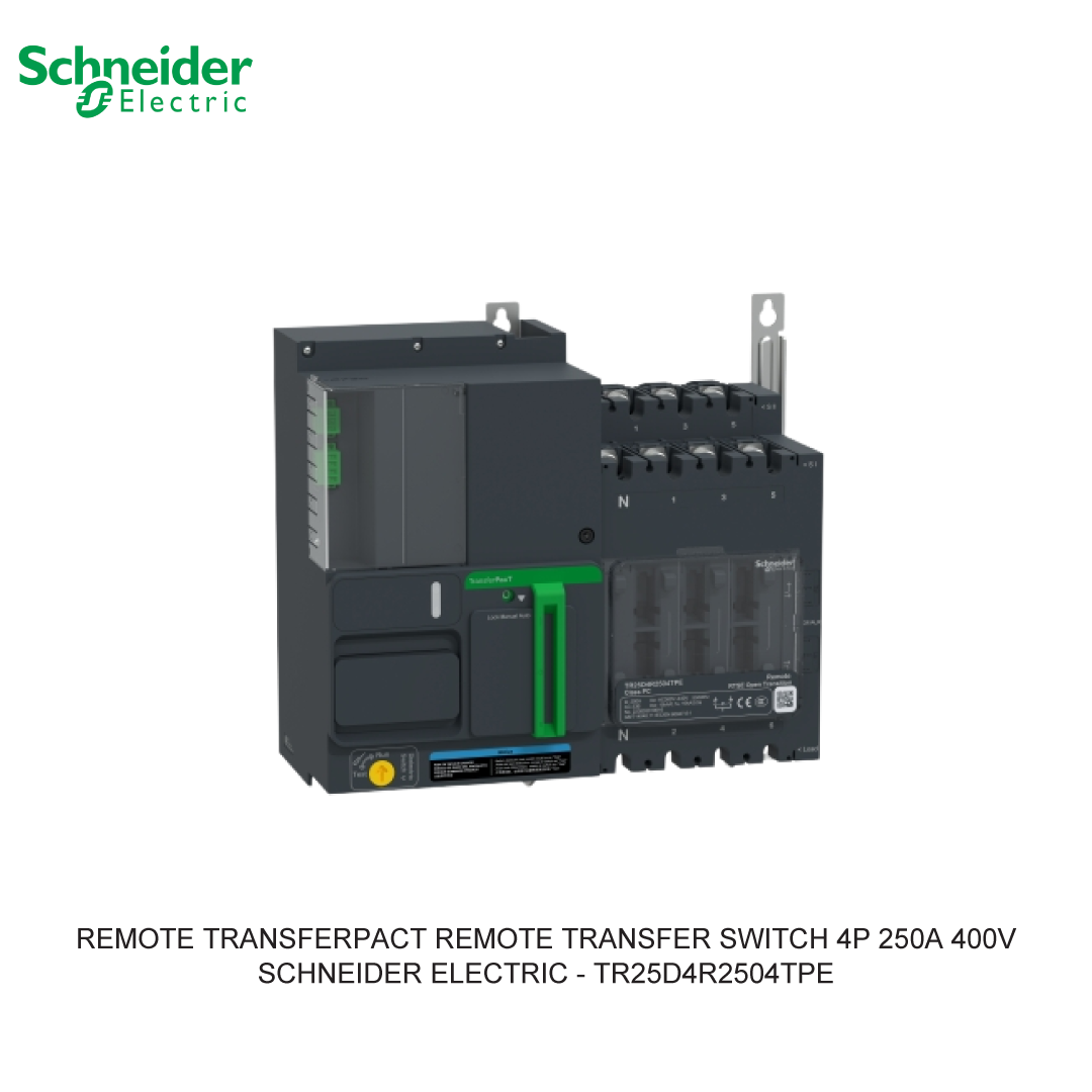 REMOTE TRANSFERPACT REMOTE TRANSFER SWITCH 4P 250A 400V
