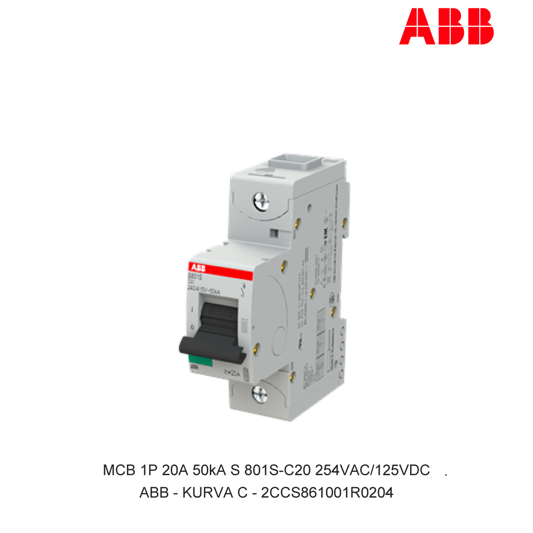 MCB 1P 20A 50kA KURVA C
