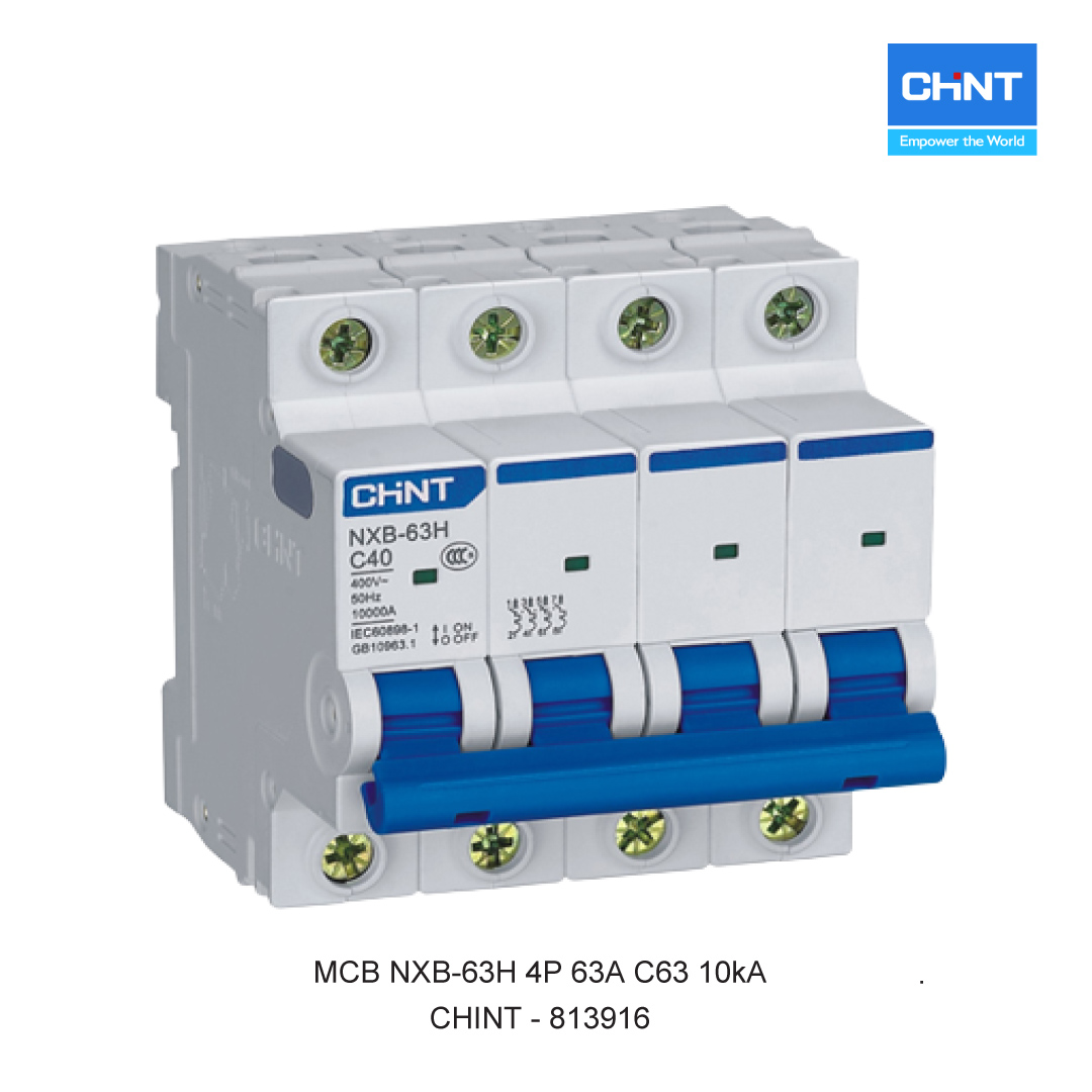 MCB NXB-63H 4P 63A C63 10kA