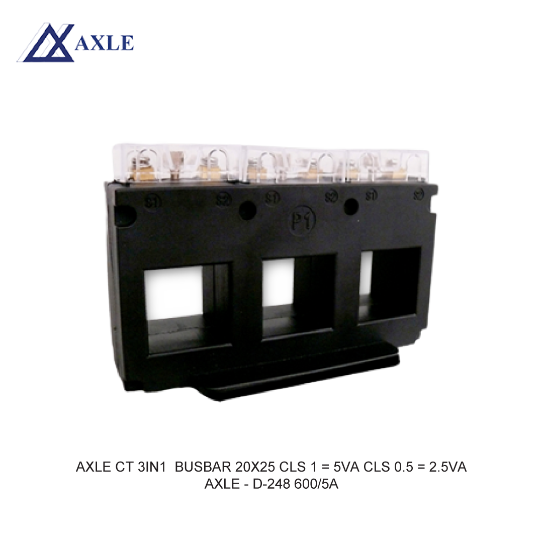 AXLE CT 3IN1  BUSBAR 20X25 CLS 1 = 5VA CLS 0.5 = 2.5VA