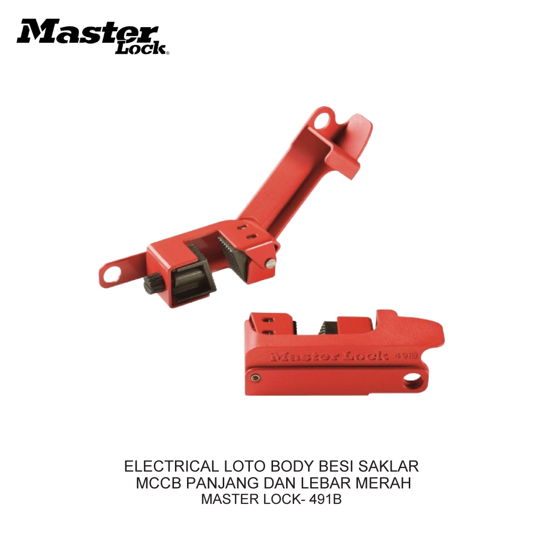 ELECTRICAL LOTO BODY BESI SAKLAR MCCB LENGTH AND WIDTH RED