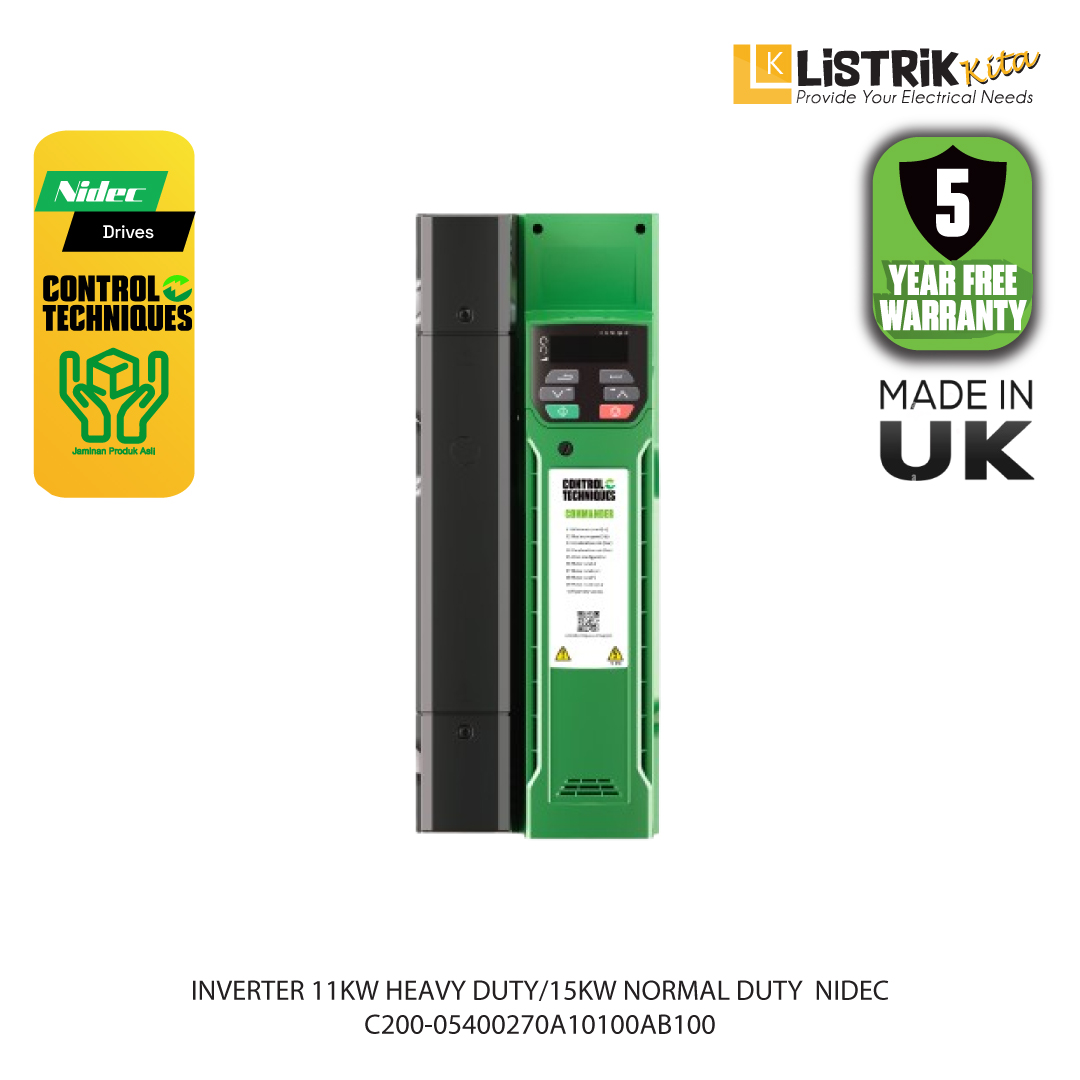 INVERTER COMMANDER C200 HD 11KW/ND 15KW 27A 400V