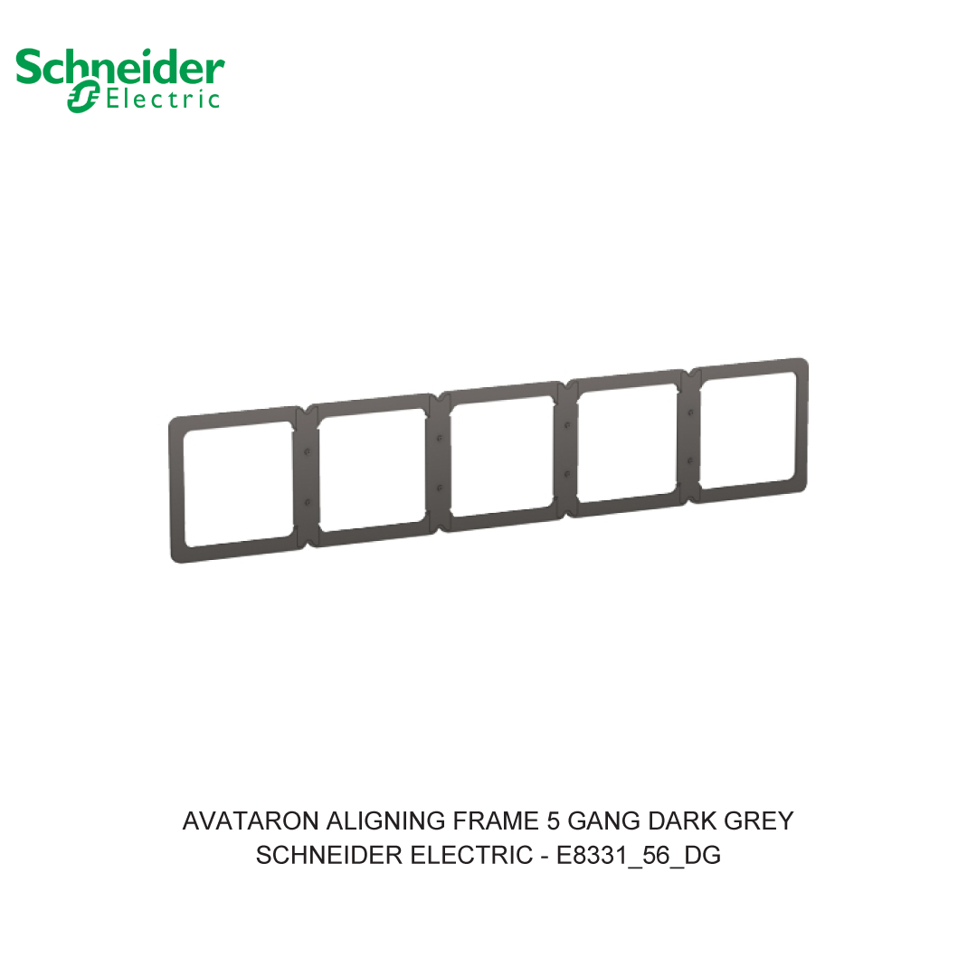AVATARON ALIGNING FRAME 5 GANG DARK GREY