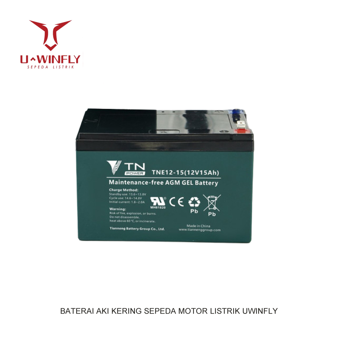 BATERAI AKI KERING SEPEDA MOTOR LISTRIK UWINFLY