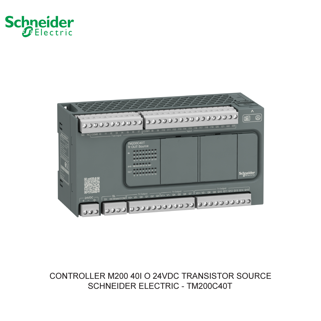 CONTROLLER M200 40I O 24VDC TRANSISTOR SOURCE