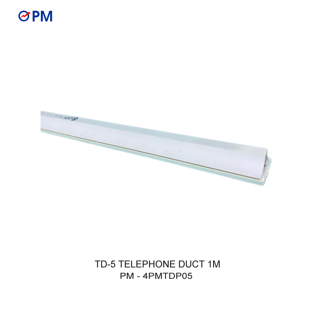 TD-5 TELEPHONE DUCT 1M (Harga 1 Dus = 80 Batang)