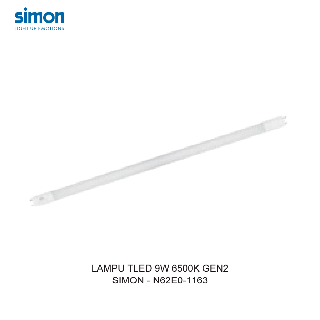 SIMON TLED TUBE 9W 6500K