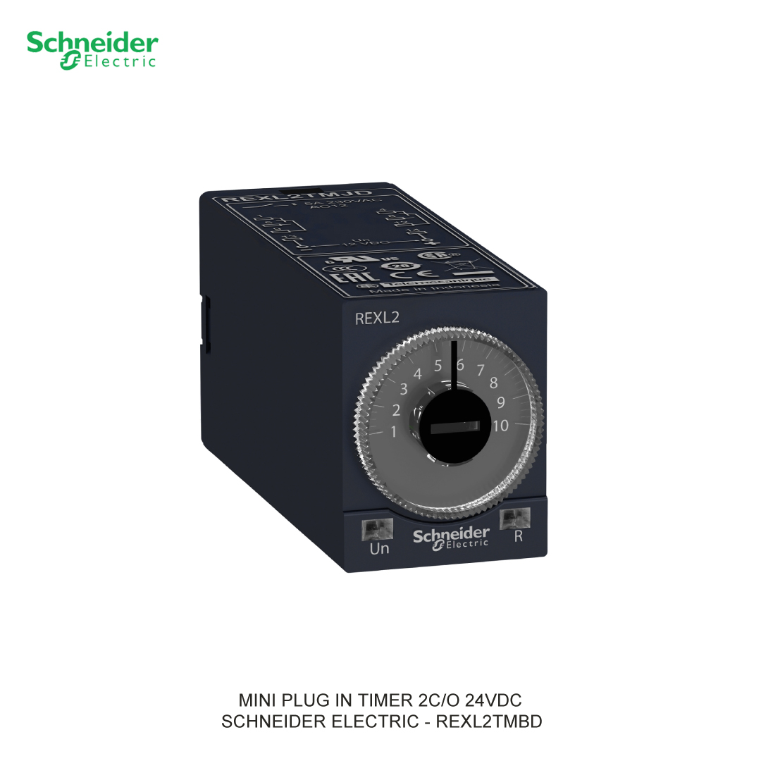 MINI PLUG IN TIMER 2C/O 24VDC SCHNEIDER ELECTRIC