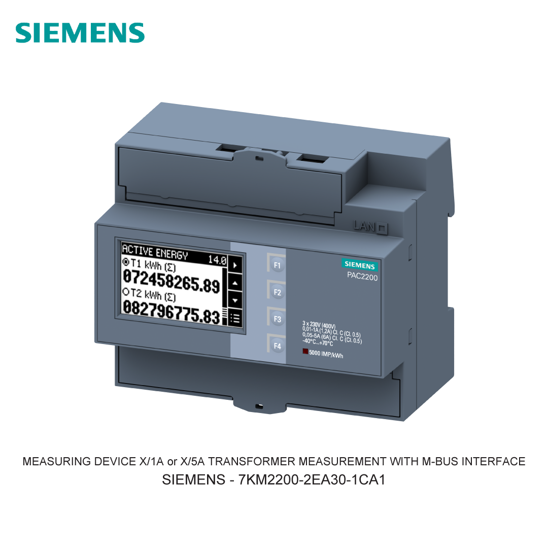 MEASURING DEVICE X/1A or X/5A TRANSFORMER MEASUREMENT WITH M-BUS INTERFACE