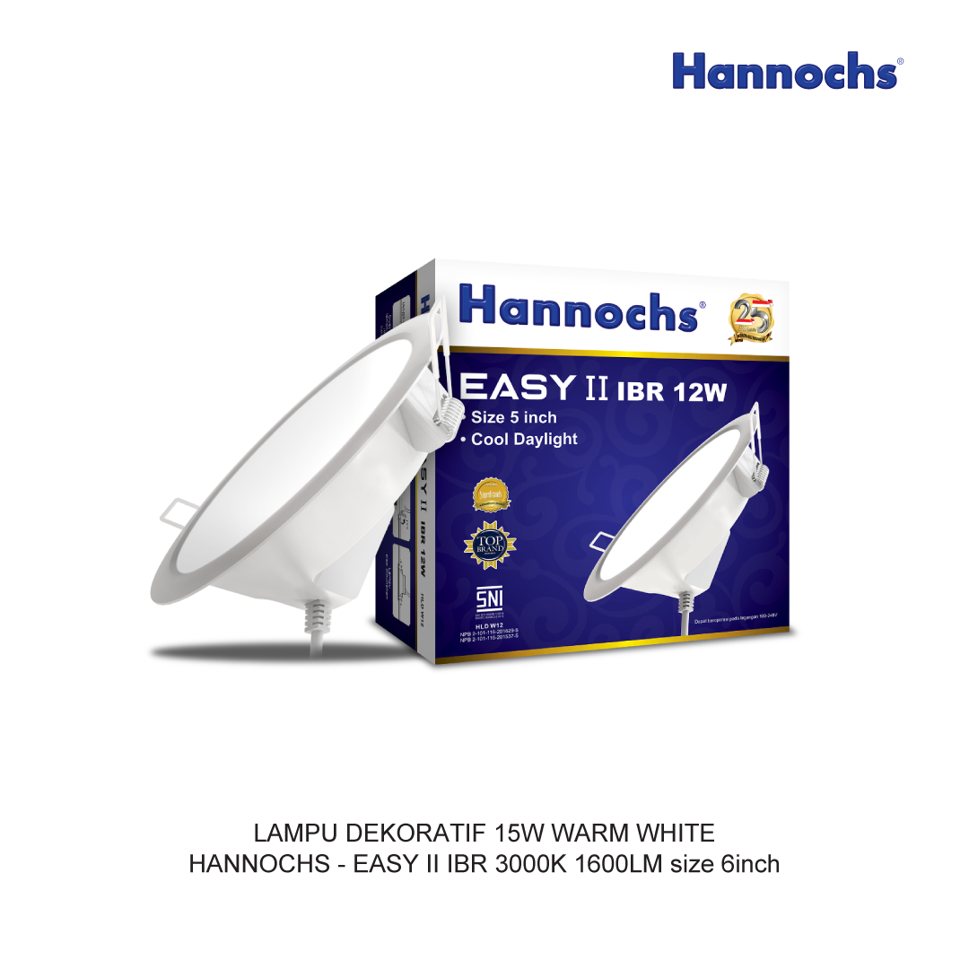 LED DECORATIVE 15W WARM WHITE HANNOCHS